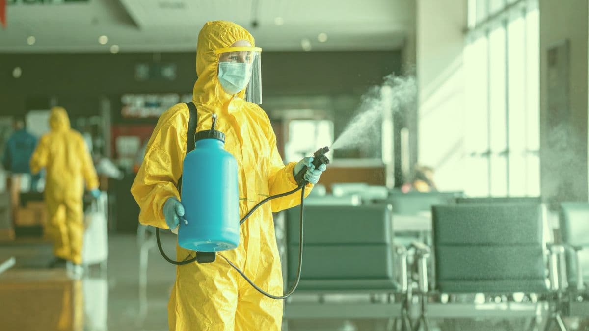 Profissional da Dedetizadora Premium realizando serviço